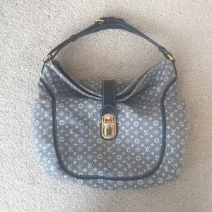 Louis Vuitton Blue Monogram Canvas Shoulder Bag